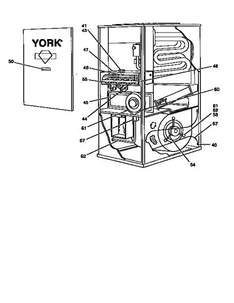 Trane Analog Thermostat www. . York furnace diagram